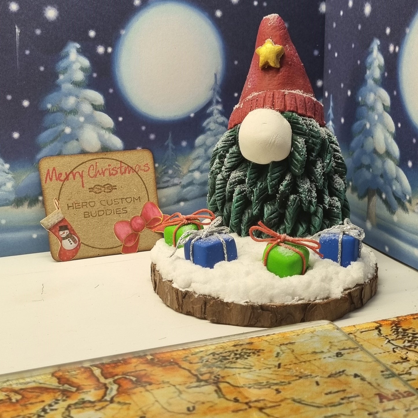Christmas Tree Gonk Ornament