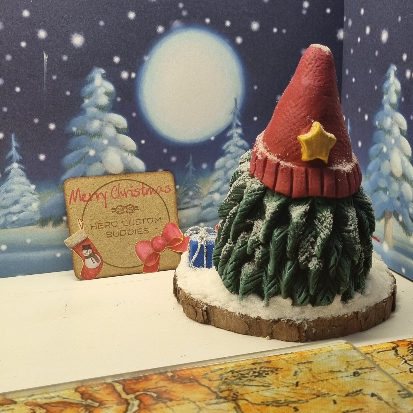 Christmas Tree Gonk Ornament