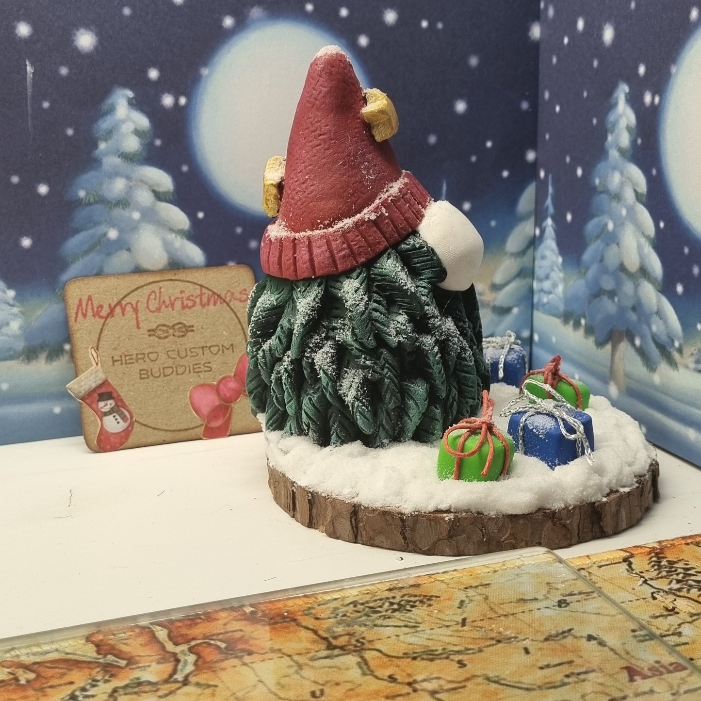 Christmas Tree Gonk Ornament