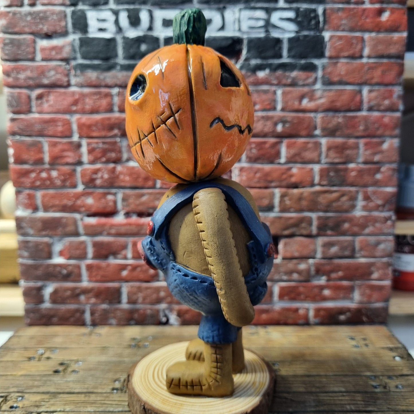 Patch the Pumpkin Scarecrow Figure