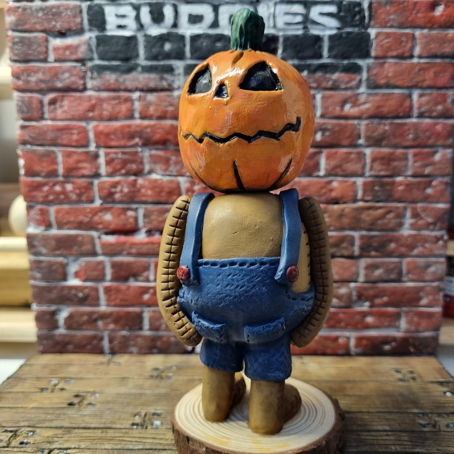 Patch the Pumpkin Scarecrow Figure