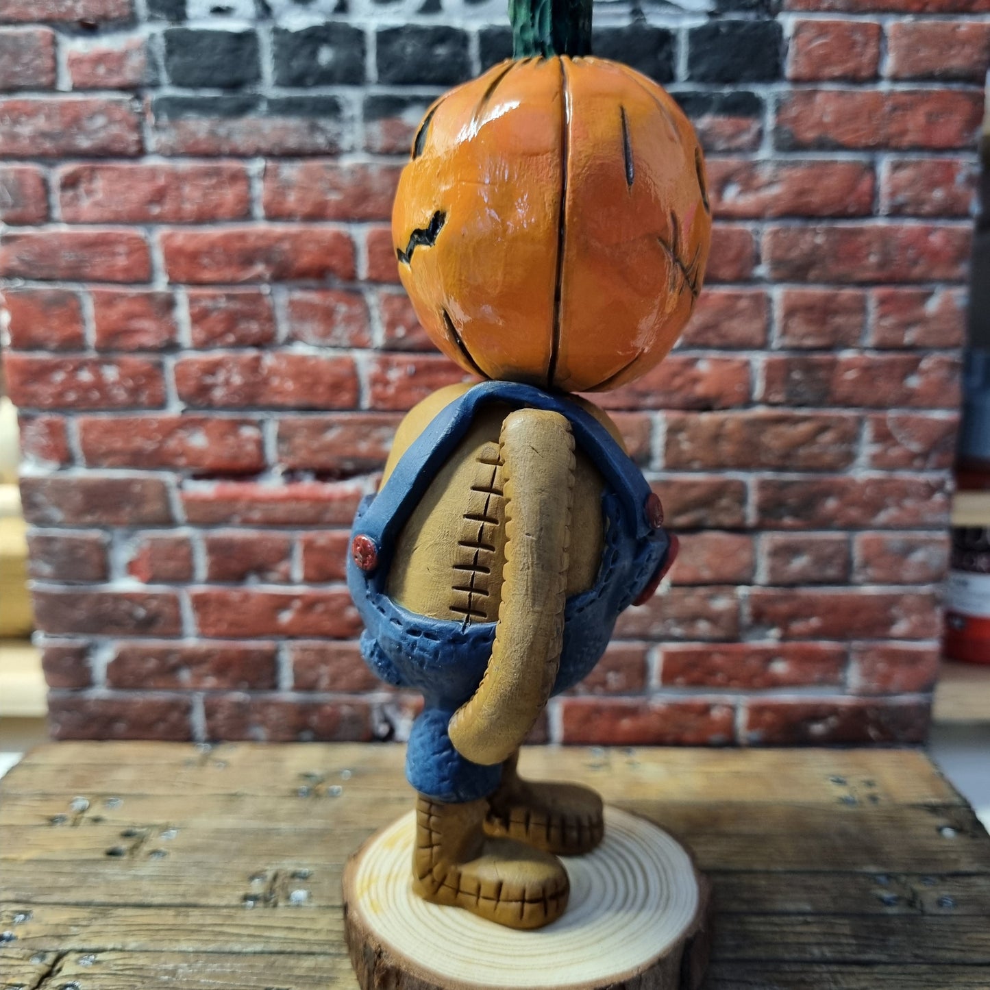 Patch the Pumpkin Scarecrow Figure