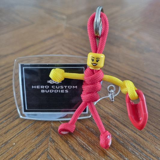 Lifeguard Paracord Buddy Keychain