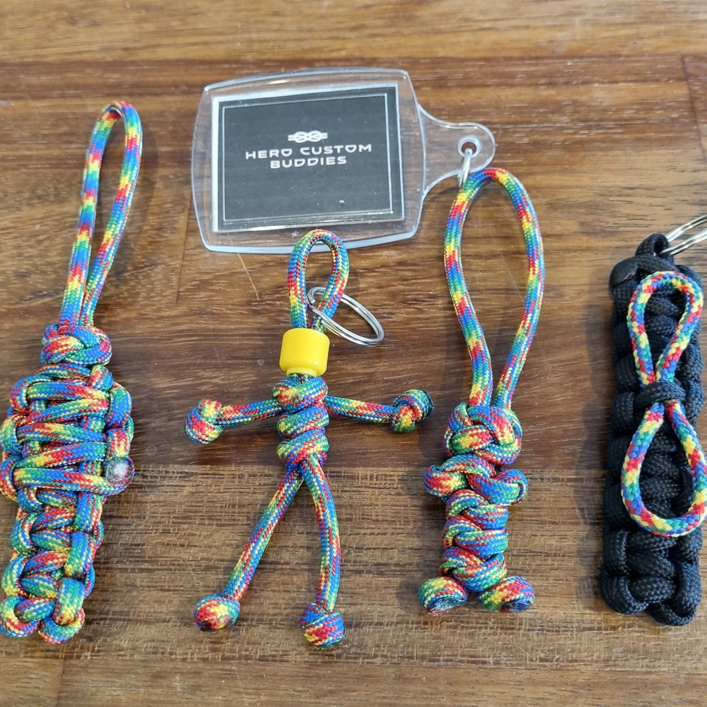 Autism Awareness Paracord Keychain