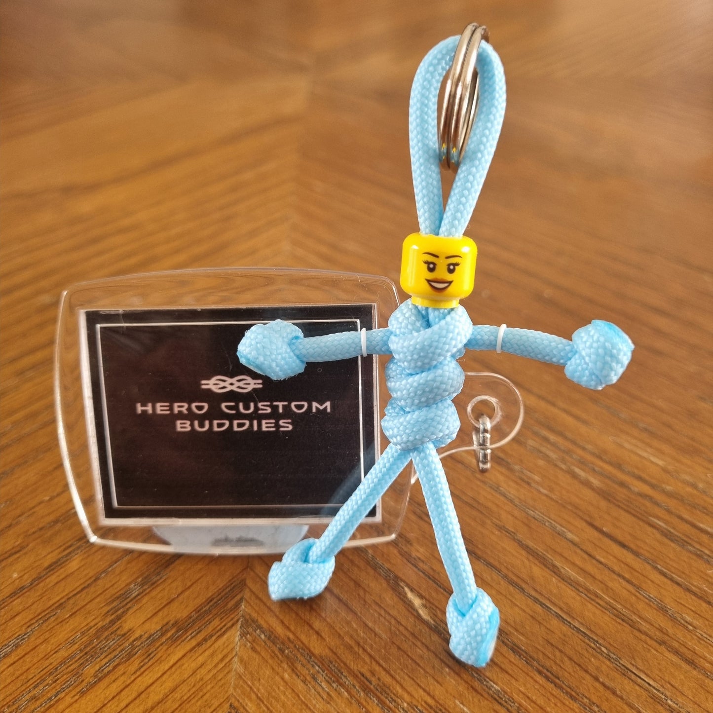 Light Blue Uniform Paracord Buddy Keychain (Nurses/Midwives)