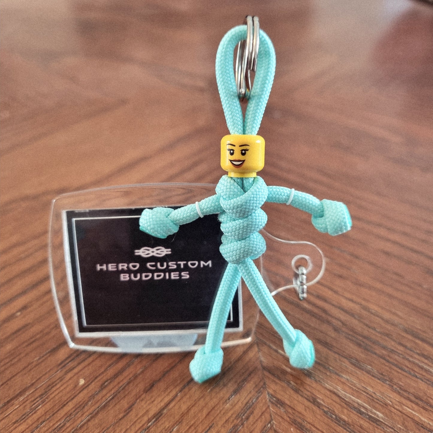 Eau De Nil Uniform Healthcare Paracord Keychain