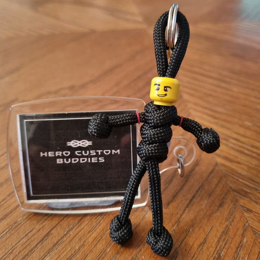 Black Uniform Healthcare Paracord Buddy Keychain (Head of Dept)
