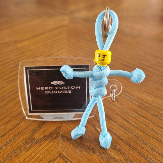 Light Blue Uniform Paracord Buddy Keychain (Nurses/Midwives)