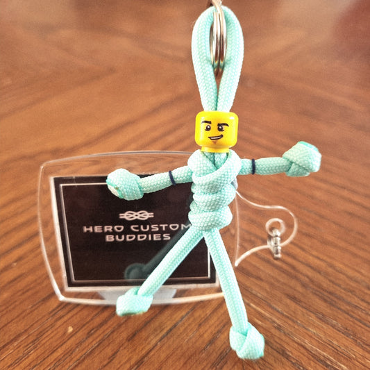 Eau De Nil Uniform Healthcare Paracord Keychain