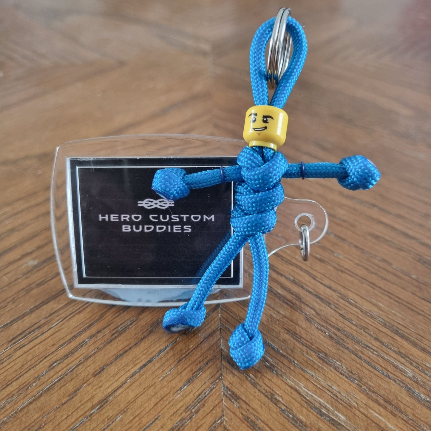 Peacock Uniform Healthcare Paracord Buddy Keychain