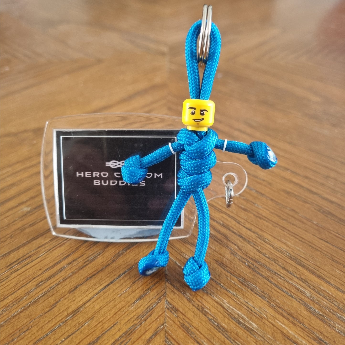 Peacock Uniform Healthcare Paracord Buddy Keychain