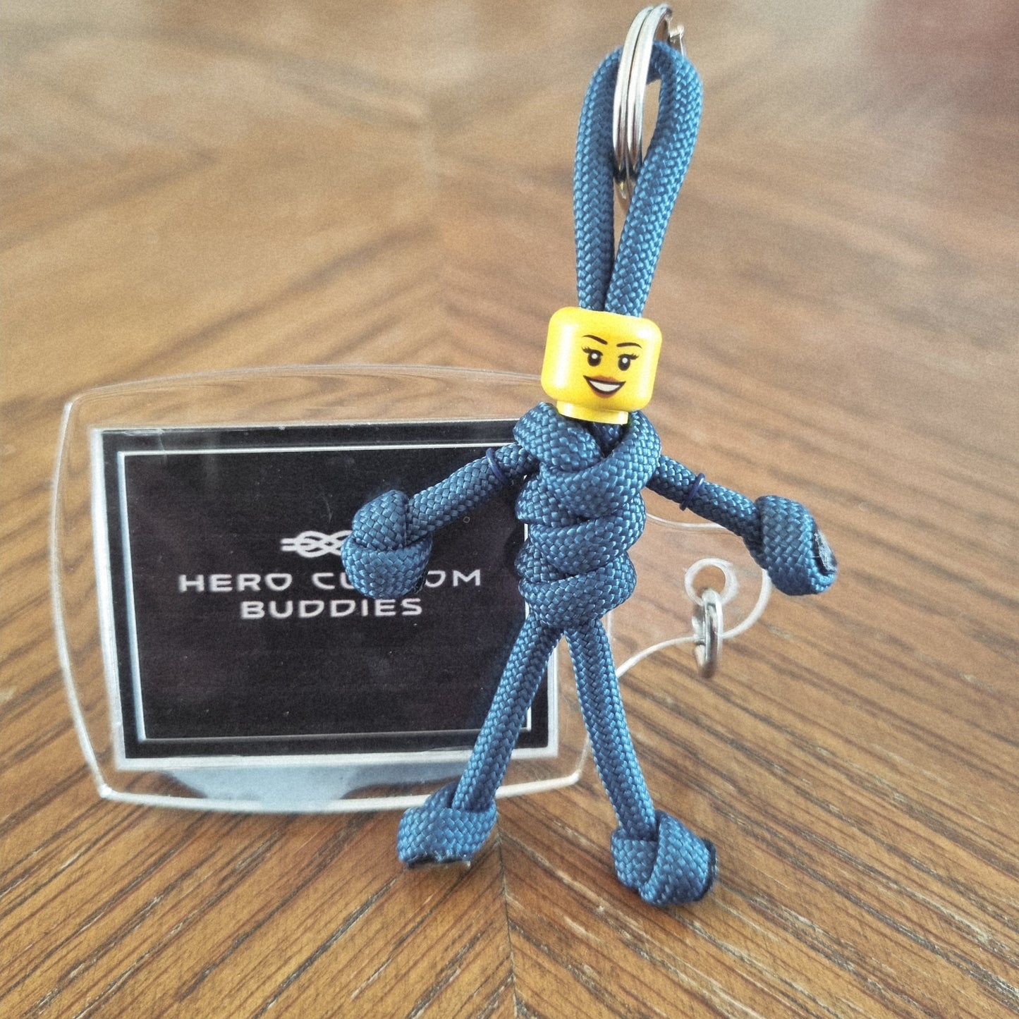 Postman Blue Uniform Healthcare Paracord Buddy Keychain (Midwives etc)
