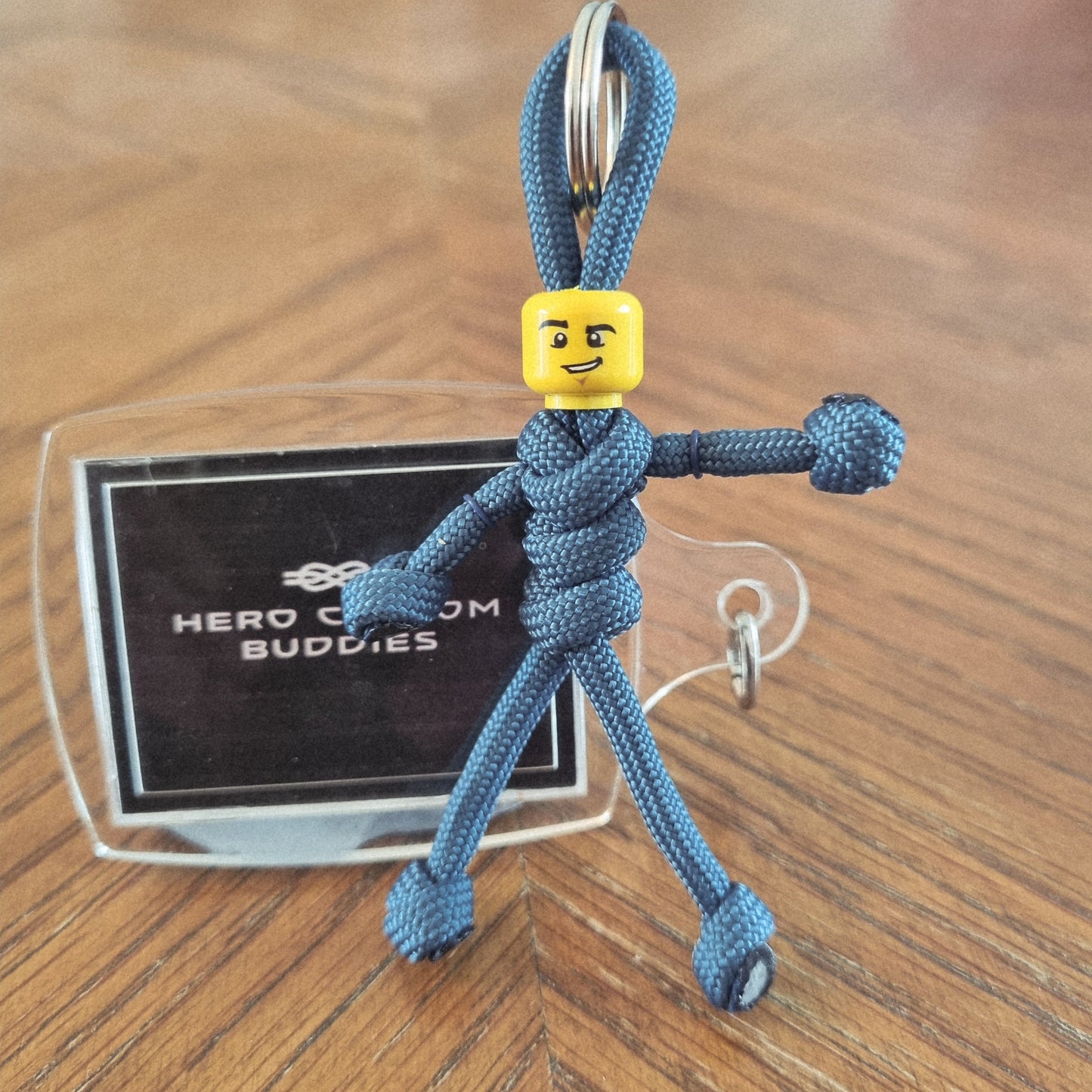 Postman Blue Uniform Healthcare Paracord Buddy Keychain (Midwives etc)