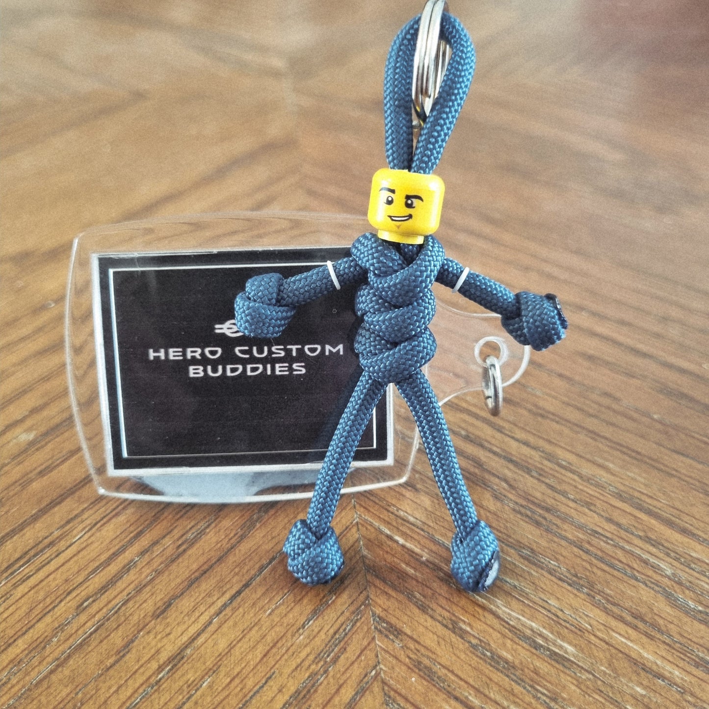 Postman Blue Uniform Healthcare Paracord Buddy Keychain (Midwives etc)