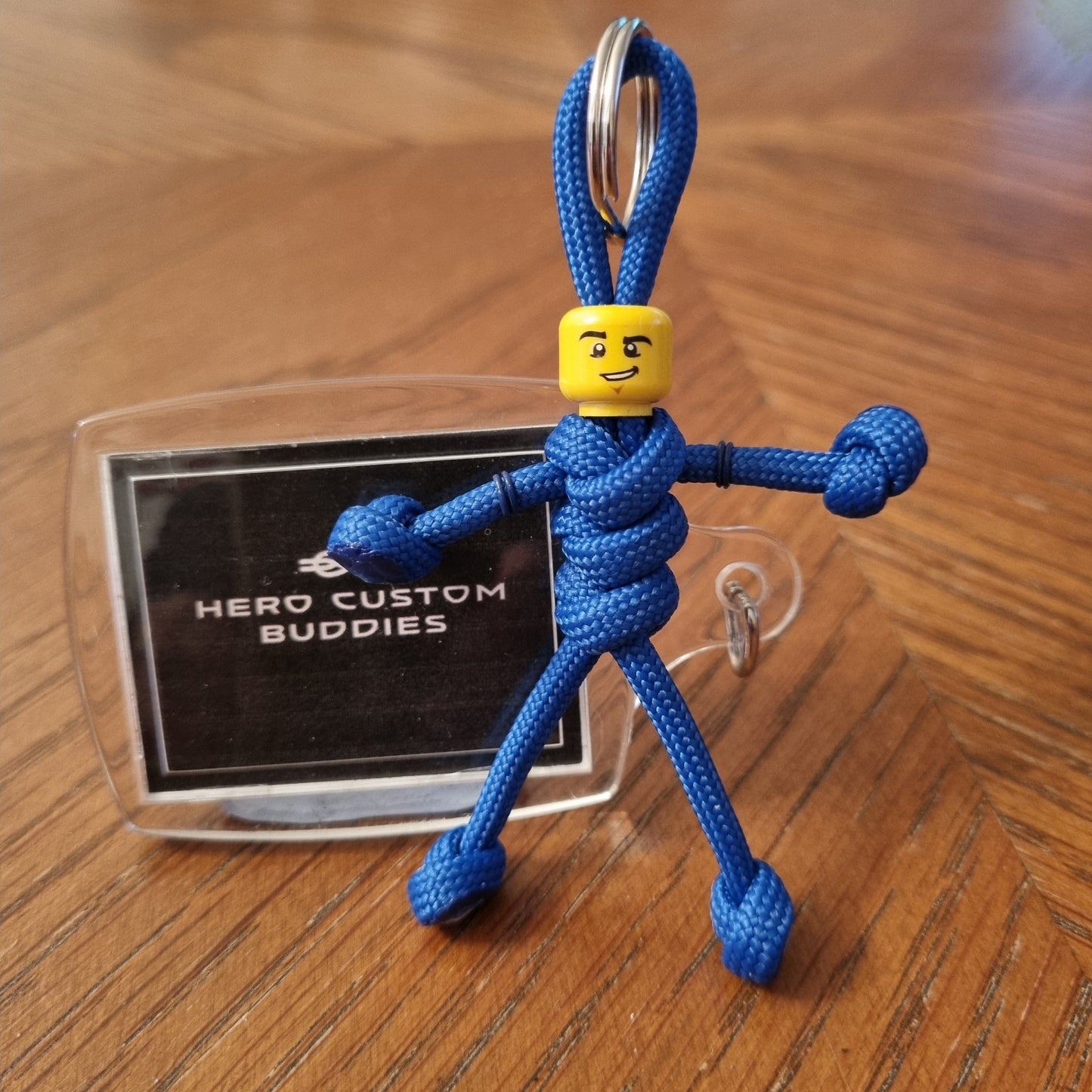Royal Blue Uniform Healthcare Paracord Buddy Keychain