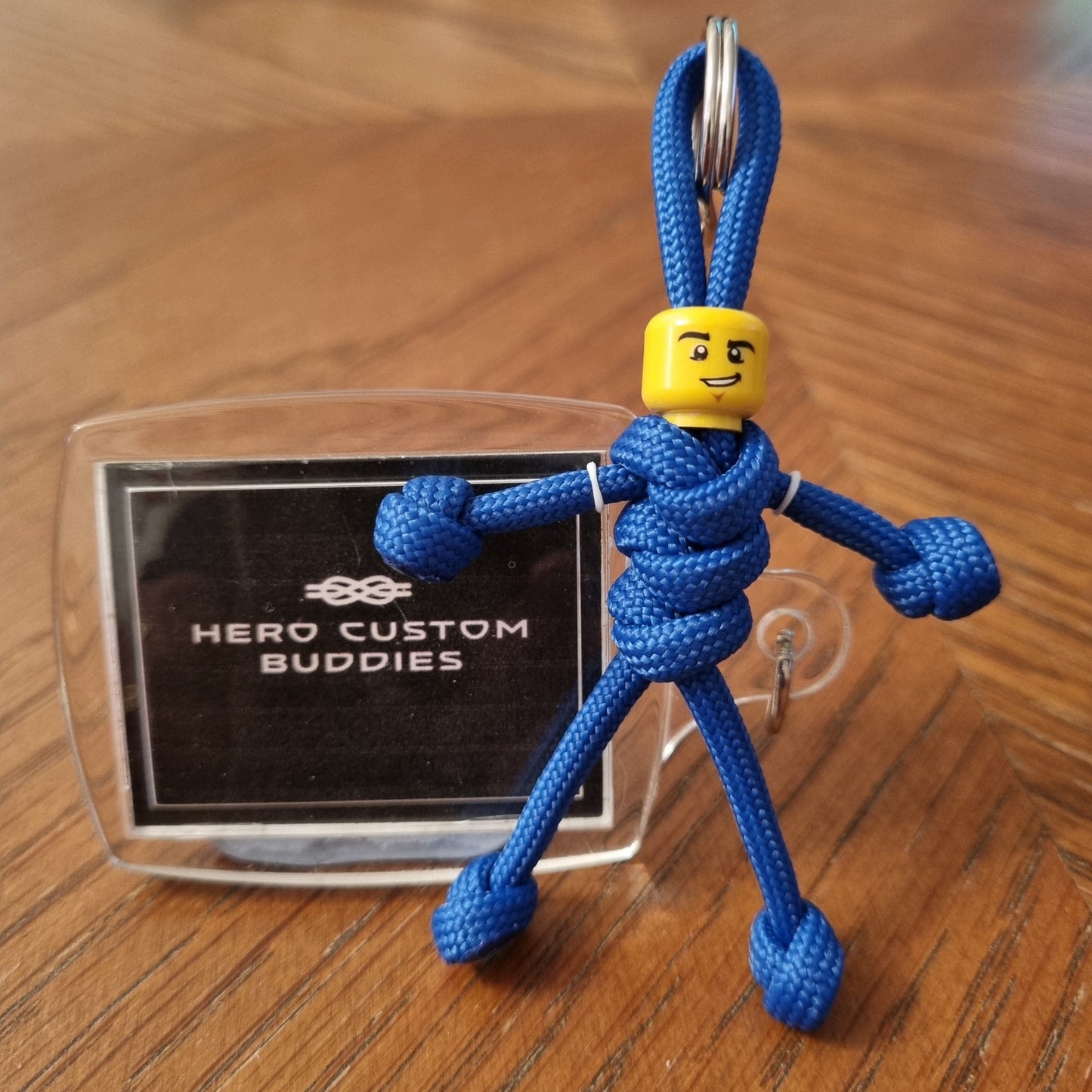 Royal Blue Uniform Healthcare Paracord Buddy Keychain