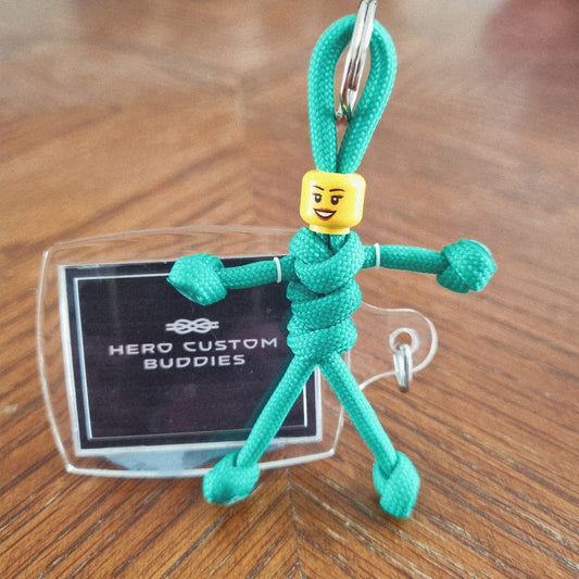Sherwood Green Uniform Healthcare Paracord Buddy Keychain
