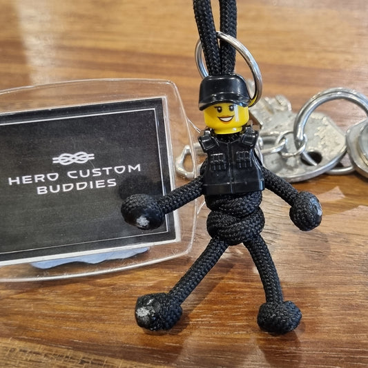 Border Force Paracord Buddy Officer with Cap & Vest Keychain