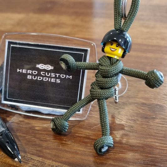 Fighter Pilot RAF Armed Forces Paracord Buddy