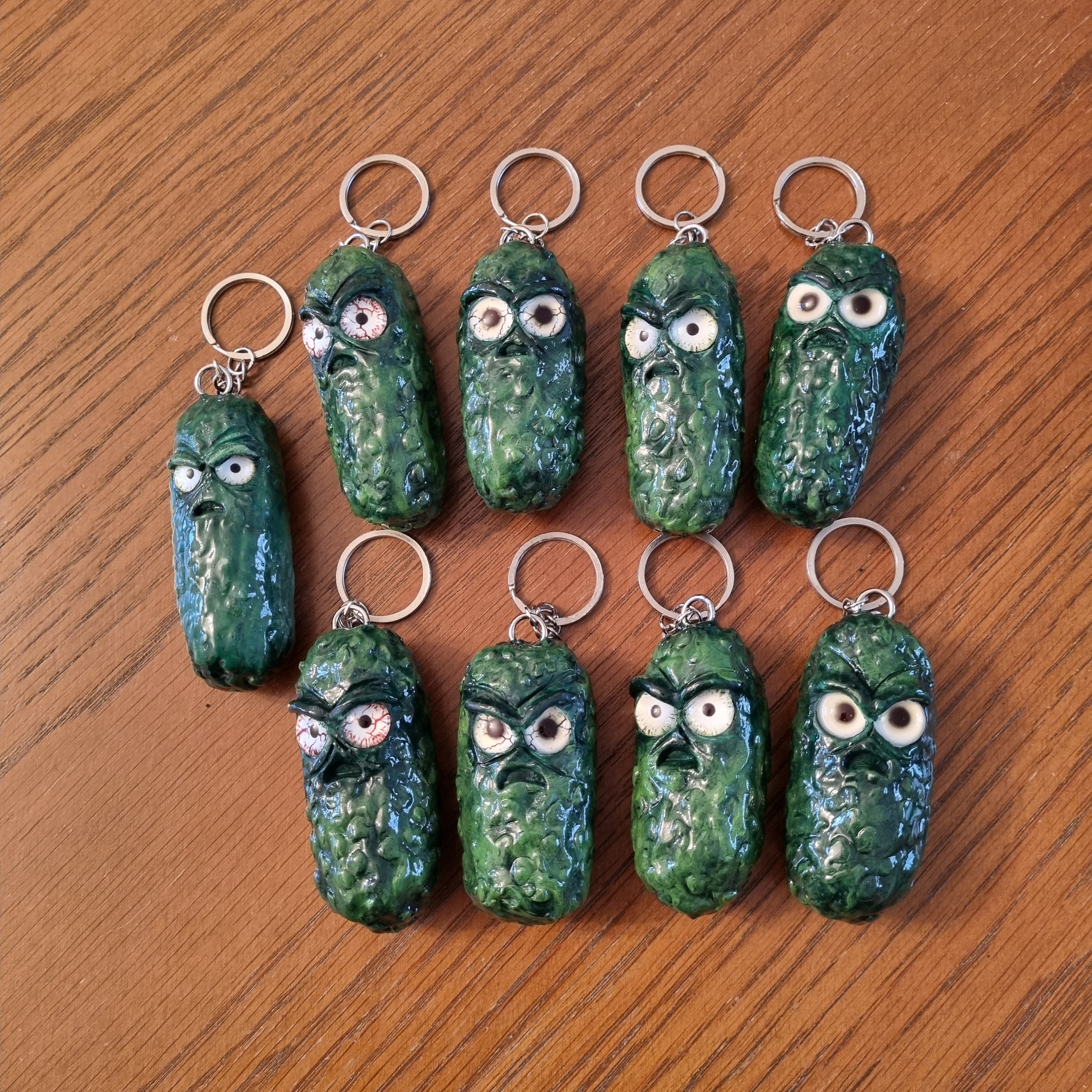 Crumpler Keychain Grumpy Pickle Keychains – Hero Custom Buddies