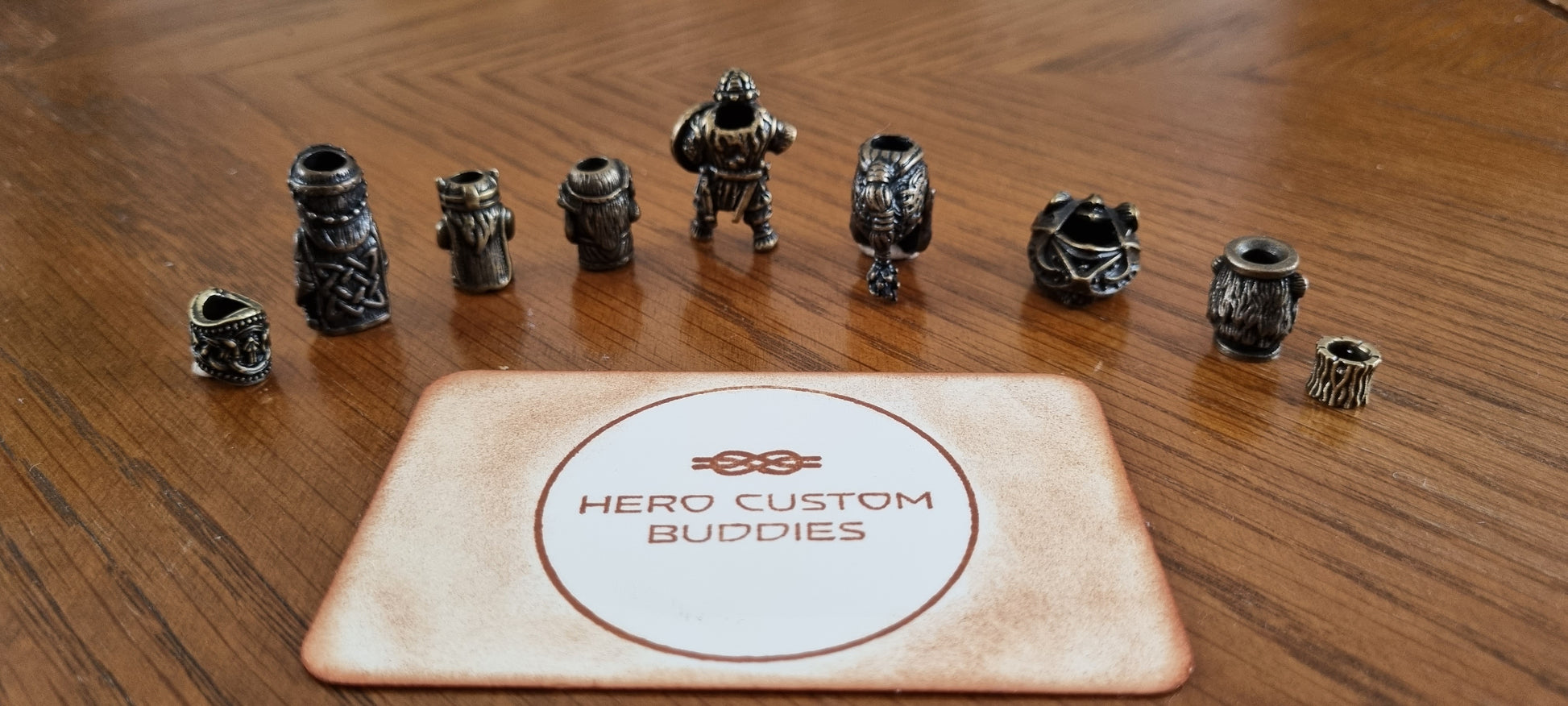 Custom Viking Bead Lanyard or Keychain – Hero Custom Buddies