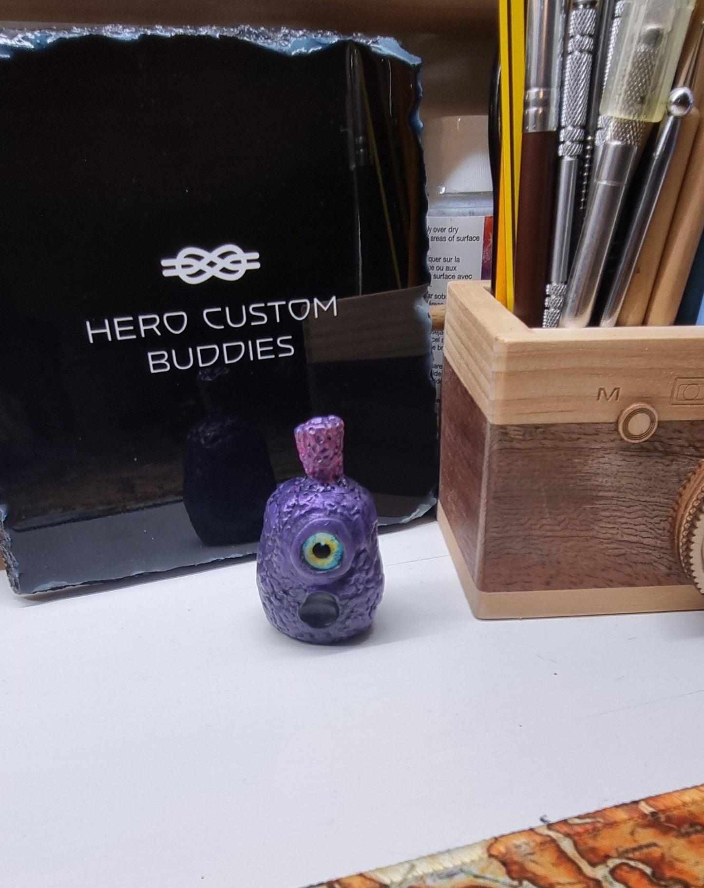 Purple Monster Desk Buddie