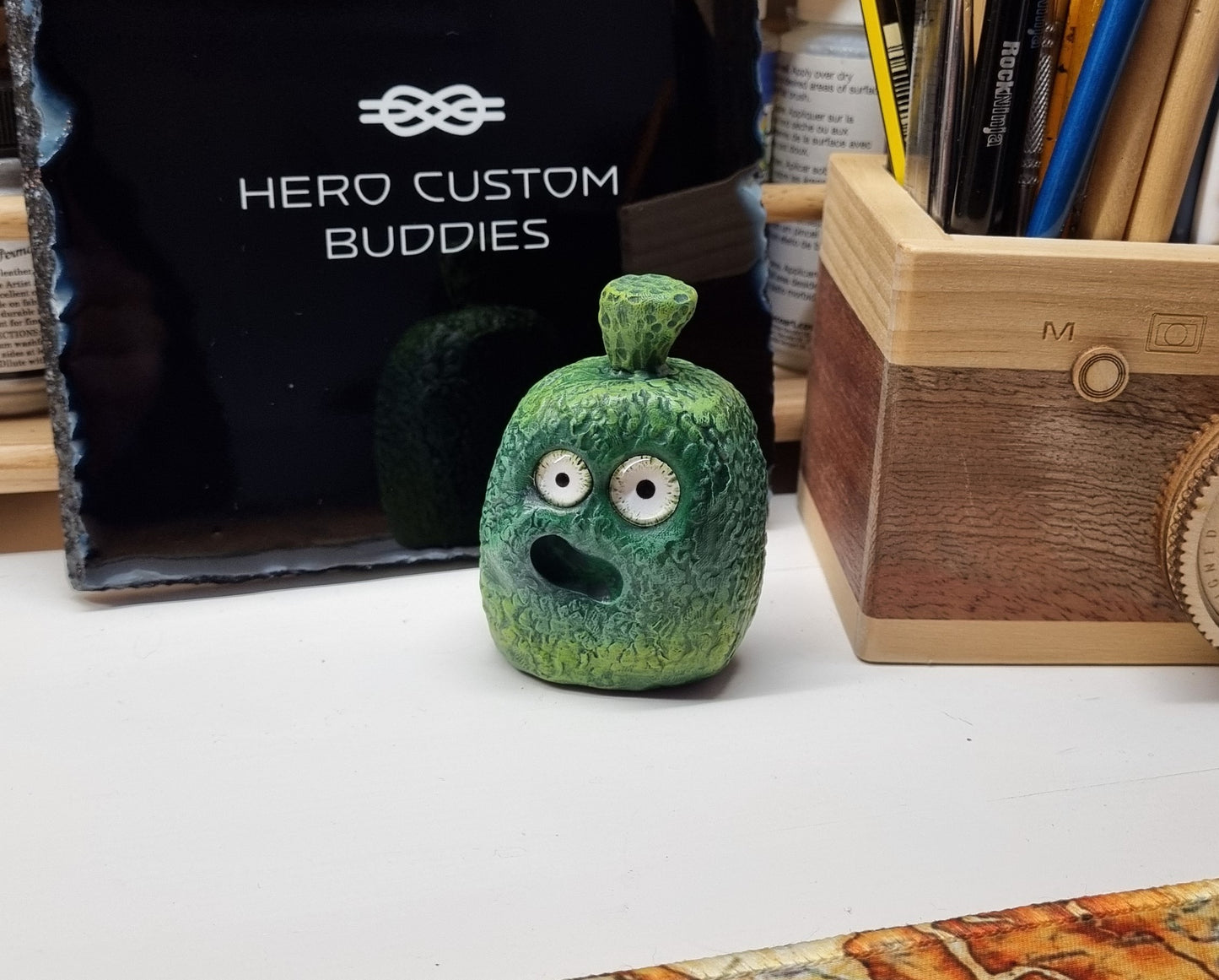 Lime the Monster Desk Buddie