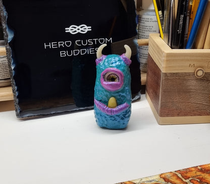 Teal Monster Desk Buddie