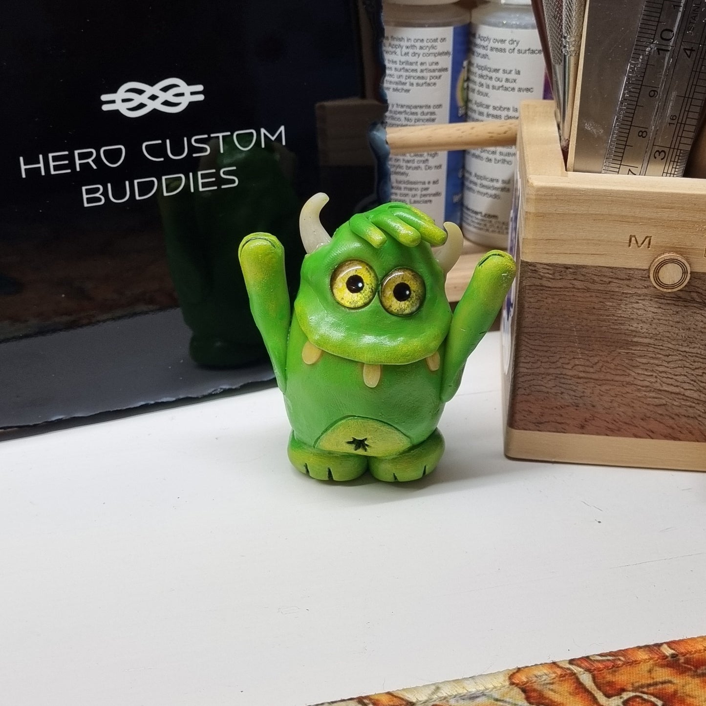 Mellow Yellow Monster Desk Buddy