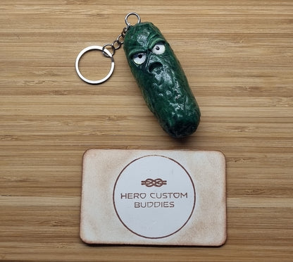 Grumpy Pickle Keychain