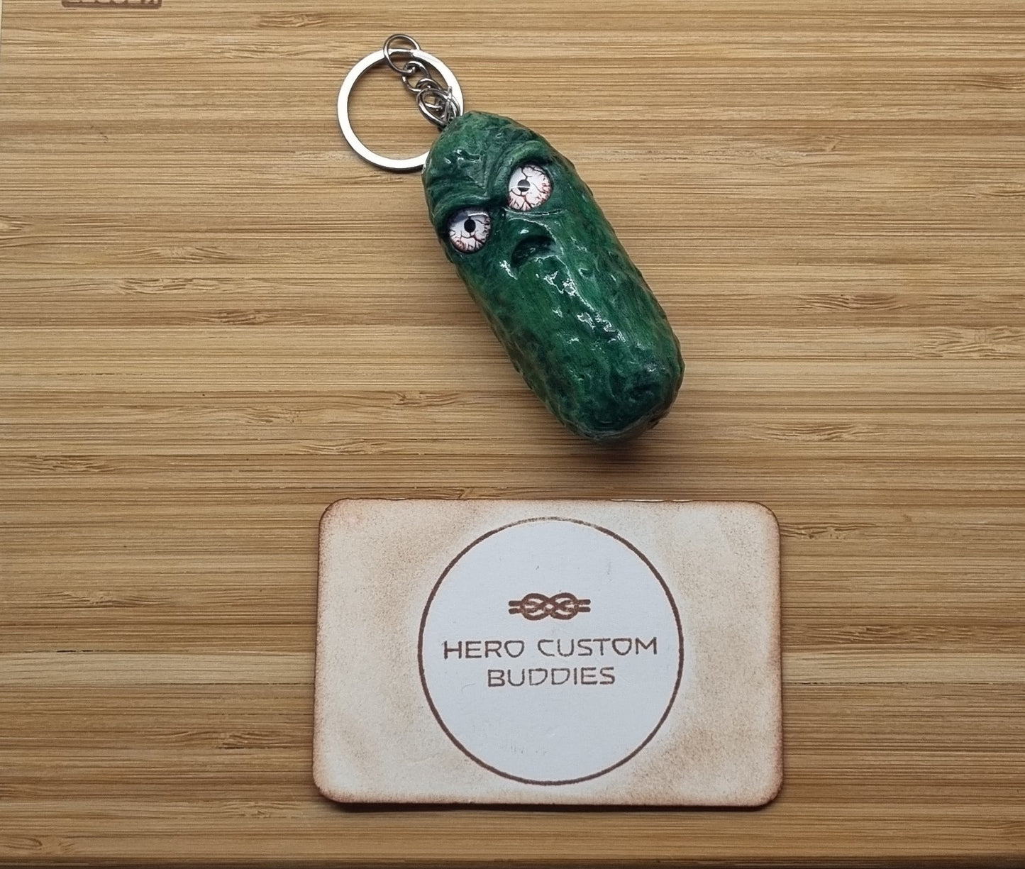 Grumpy Pickle Keychain