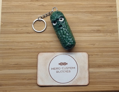 Grumpy Pickle Keychain