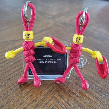 Lifeguard Paracord Buddy Keychain