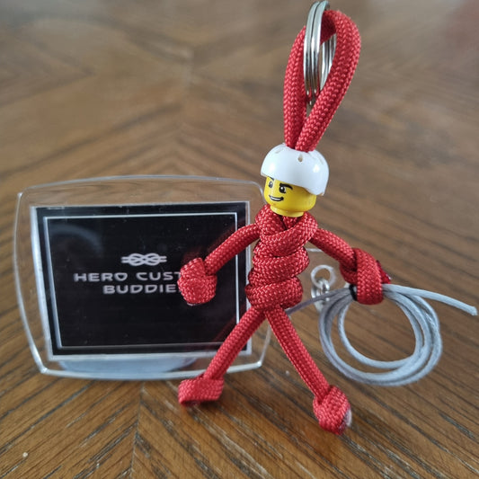 Mountain Rescue Paracord Buddy Keychain
