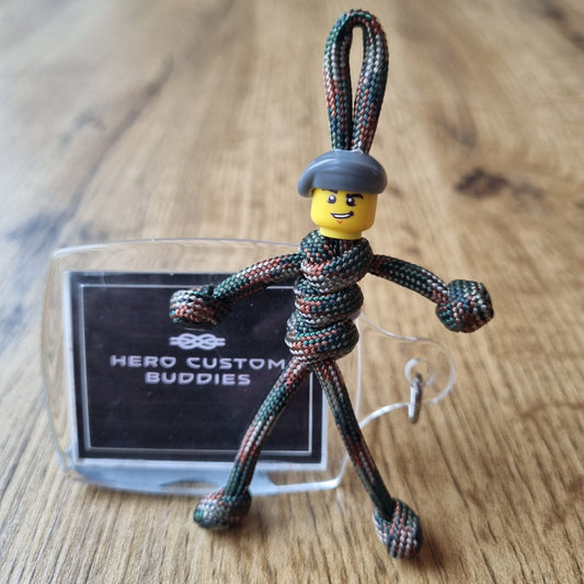 Armed Forces Grey Beret Paracord Buddy