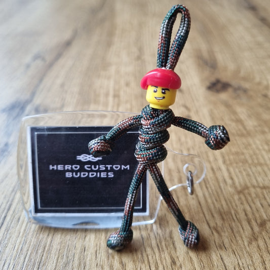 Army Soldier Red Beret Paracord Buddy