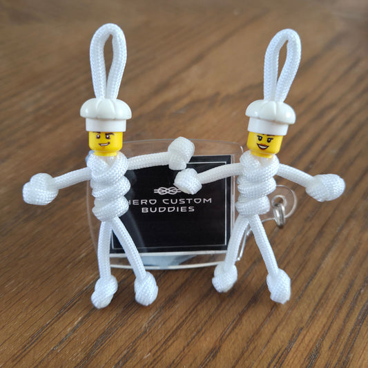 Chef / Baker Paracord Buddy Keychain