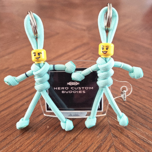 Eau De Nil Uniform Healthcare Paracord Keychain