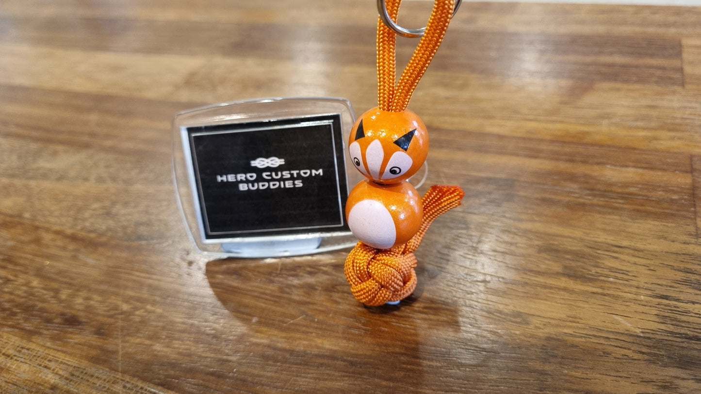 Fox Paracord Keychain