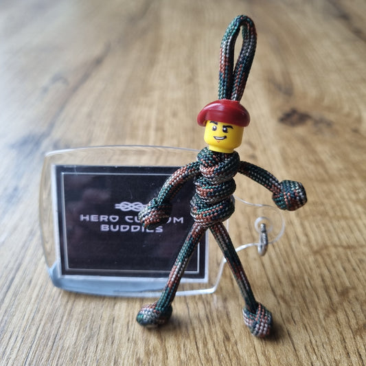 Paratrooper Maroon Beret Paracord Buddy