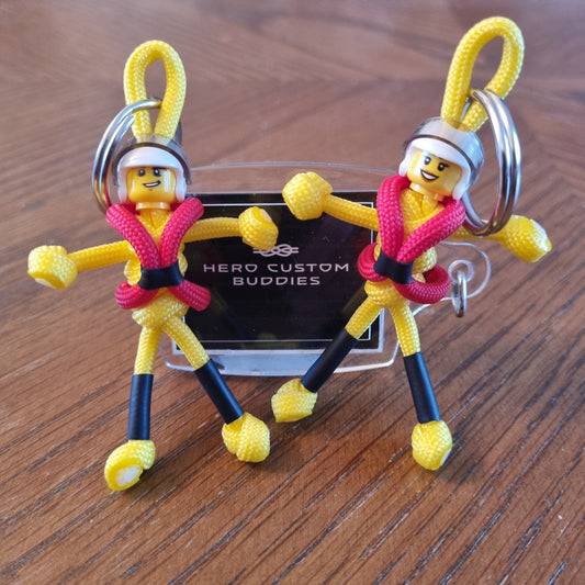 RNLI Lifeboat Crew Paracord Buddy Keychain