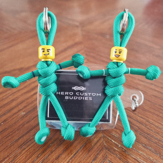 Sherwood Green Uniform Healthcare Paracord Buddy Keychain