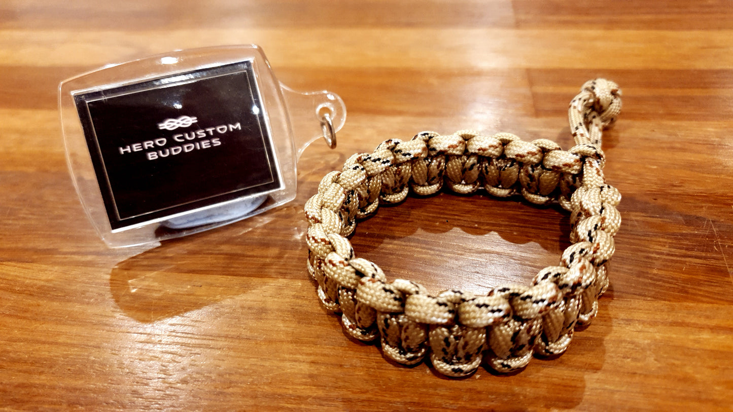 Cobra Weave Survival Paracord Bracelet
