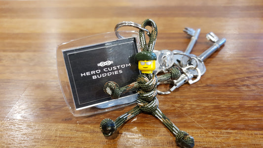 Army Soldier Green Beret Paracord Buddy