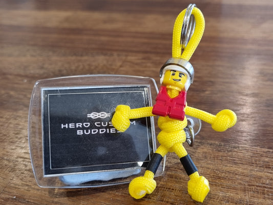 RNLI Lifeguard Paracord Buddy Keychain